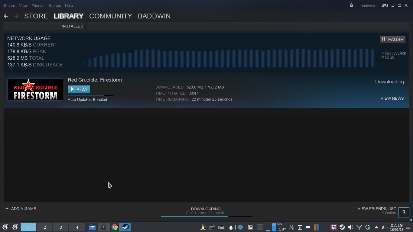 steam untuk install game di fedora linux